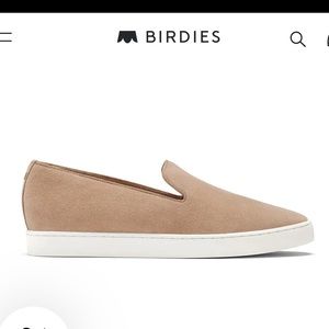 Birdies 8.5 The Swift Suede Slip on Sneaker in Shell New In Box Never Worn